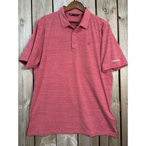 TravisMathew‎ Men's XL Performance Golf Polo Red